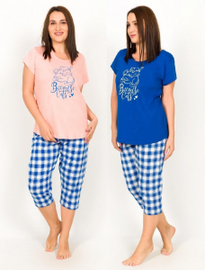 VS 008099 2387 /футболка и капри жен/