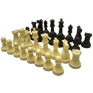 D26162 Набор шахматных фигур, матовый пластик 6см