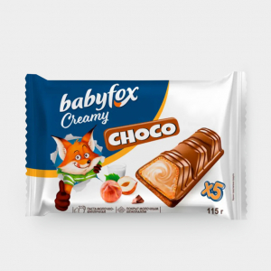 «BabyFox», батончики Creamy, 5 шт, 115 г