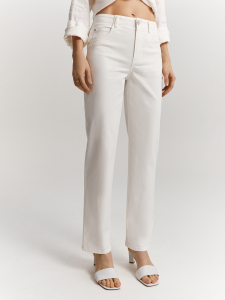 Джинсы укороченные из хлопка