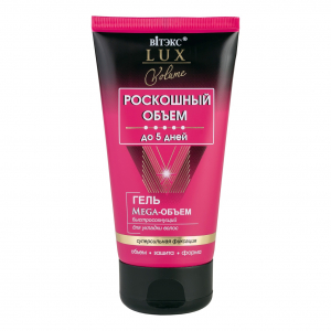 Гель для укладки волос  LUX VOLUME сверхсильная фиксация объем,защита,форма  BITЭКС