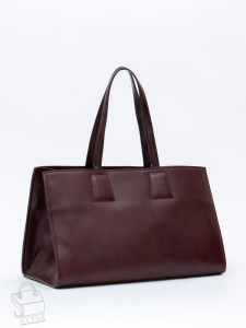 Сумка женская кожаная 1008M wine red Polina&Eiterou