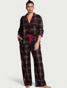 Flannel Long Pajama Set