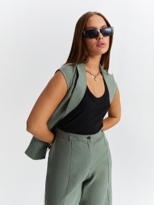 Топ базовый трикотажный