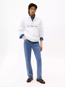 Garment Washed Straight 5-Pocket Pant