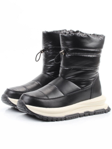 02-WA010-1M BLACK Сапоги 