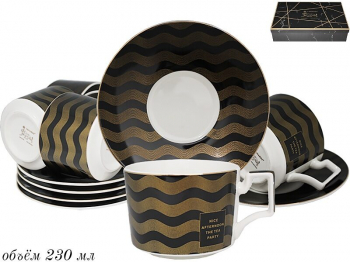 133-139 Чайный набор 230 мл 12пр. в под.уп.(х6)