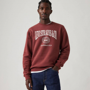 Relaxed Graphic Crewneck Sweatshirt