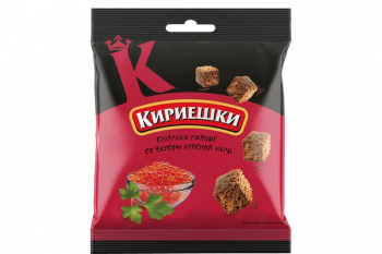 «Кириешки», сухарики со вкусом красной икры, 40 г