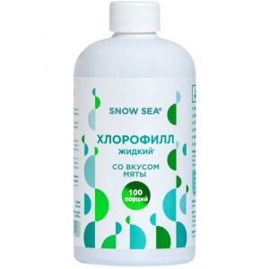 Хлорофилл жидкий SNOW SEA® со вкусом мяты для детокса и похудения, 500 мл