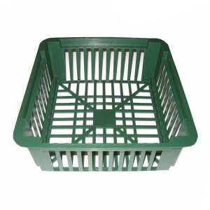 Корзина для луковичных квадратная (зеленая)