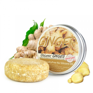 Органический твердый шампунь с экстрактом ИМБИРЯ Fresh Plant Shampoo Bar, 60 гр.