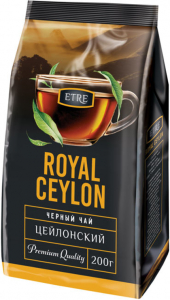 «ETRE», чай Royal Ceylon черный цейлонский листовой, 200г