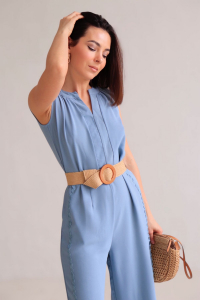 13736 Комбинезон голубой (остаток: 48-50)