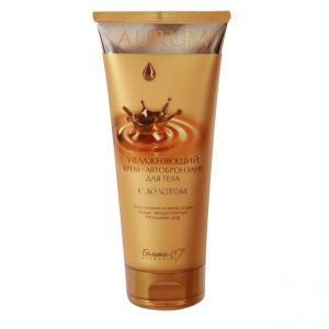 Крем-автобронзант для тела AURUM увлажняющий с золотом 180 г Белита-М