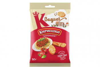 «Кириешки Baguet», cухарики со вкусом болоньезе, 50 г