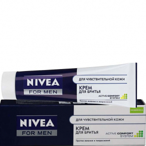 Nivea men крем д/брит.д/чувст.100мл