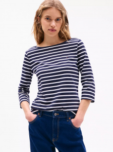 Stripe Boatneck T-Shirt