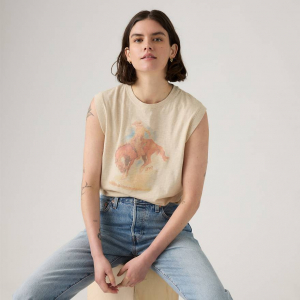 Graphic Boxy Tank Top