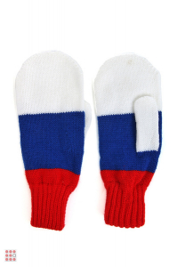 Варежки вязаные 