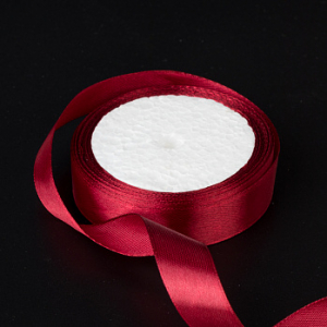 Лента атласная Бордовая (37) 20 мм, 10 метров