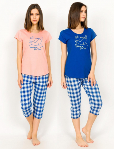 VS 008096 2387 /футболка и капри жен/