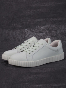 05-PDA175-5 LT. GREEN Кроссовки женские (натуральная кожа)