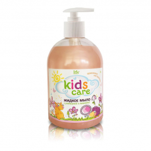 Мыло жидкое для детей Kids Care увлажнение успокаивающий эффект экстракты ромашки и лаванды IRIS