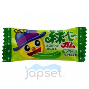 Marukawa  Green Gum Apple Midoribee Резинка жевательная, Яблоко, зелёная, 4,3 гр