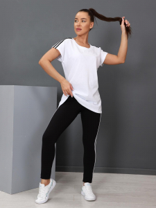 Аэробика - костюм белый