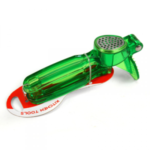 Чесночница из нержавеющей стали с самоочисткой 16,5х7х4см акриловое основание (Китай)