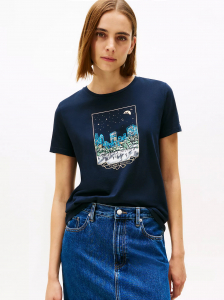 Winter Scene Graphic T-Shirt