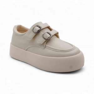 Полуботинки демисезонные 2519-2 светло бежевые