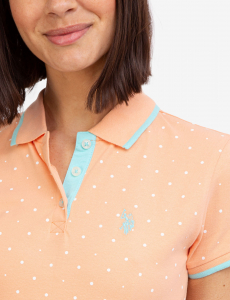 DOT PRINT POLO SHIRT