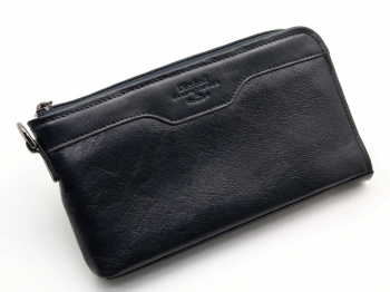 Мужское кожаное портмоне (клатч) на молнии Dierhoff Д 8051-2081