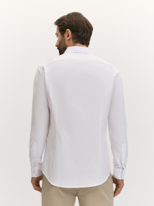 Рубашка slim из хлопковой ткани oxford