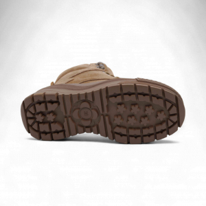 Ботинки из натуральной кожи на меху 88301-10 коричневые