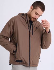 HOODED SPORT TECH JACKET