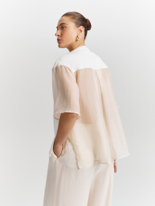 Футболка комбинированная