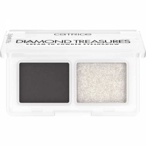 Палетка теней для век Diamond Treasures Cream to Powder Eyeshadow, 030 Smokey Diamond Catrice