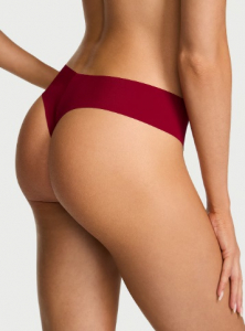 No-Show Heart Cut-Out Thong Panty
