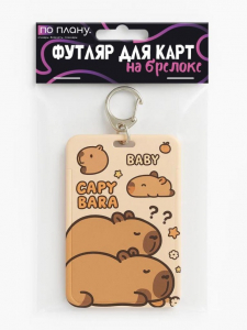 Футляр для карт с брелоком ПО ПЛАНУ. 