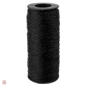 Нить капроновая 65м, в катушках, черная