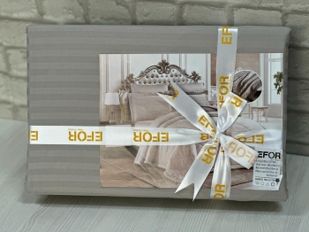 КПБ EFOR SATIN A.GRI светло-серый (4 наволочки)