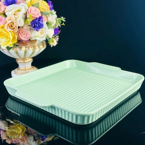 205-791 Квадратное блюдо для запекания 35,5см в под.уп.(х12)Фарфор