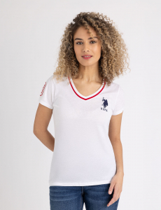 TRIPLE CROWN V-NECK T-SHIRT