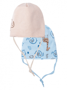 Шапка для мальчика, 2 шт. в комплекте