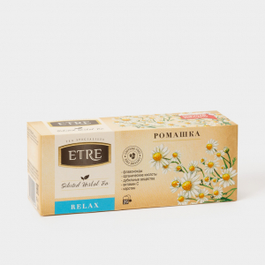 «ETRE», чайный напиток Relax Ромашка, 25 пакетиков, 32,5 г