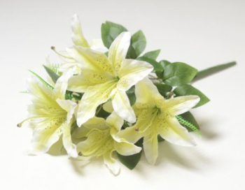 Искусственные цветы, Ветка в букете лилия 6 голов (1010237)