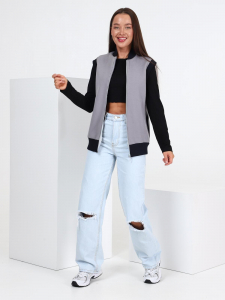 Фишка - жилет серый